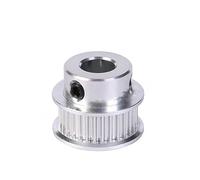 1PC 32 dents 2M 2GT poulie synchrone alésage 5/6/6.35/7/8/10/12mm for largeur 6/10/15mm courroie de distribution GT2 T(32T-2GT-Width 6mm,Bore 6mm)