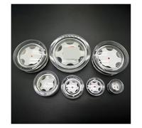 1pc 32x45mm IDxOD Press Fit Oil Level Sight Glass Window Round Head