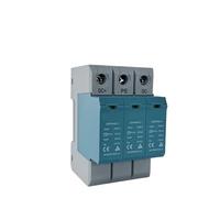 1pc 3P Parasurtenseur Solaire SPD T2 Rail DIN 1000V 40KA Parafoudre Protecteur parafoudre(3P 1000V)