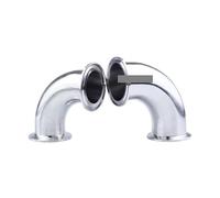 1PC 4" Tri Clamp x 108mm Pipe OD 304 Stainless Steel 90 Degree Elbow Fitting YZWRWRMKTB