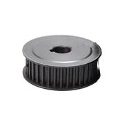 1PC 45# poulie de distribution en acier S8M-24 dents alésage de rainure de clavette 8mm ~ 28mm roue de poulie synchrone for largeur 25/30mm(25mm-keyway 8x3.3mm,Width 30mm)