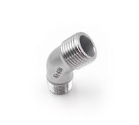 1pc 45ELBOW 1/4" BSP elbow Butt Adapter 304 Stainless Steel Pipe Fittings Suitable Home Piping PAJPXPCD