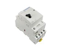 1pc 4P 25A 4NC 220V/230V 50/60HZ Din rail contactor with Manual Control Switch Circuit Breaker