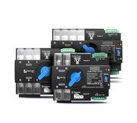 1pc 4P L N 110V-120V 125A Din Rail 3 phase Dual Power Automatic Transfer Electrical Selector Switch Uninterrupted TOQ7 HSMXNEONJB