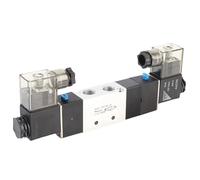 1pc 4V130C-06 4V230C-08 Électrovanne Double tête Double contrôle 5 voies 3 positions Maintien de la mise hors tension Vanne directionnelle pneumatique(4V430C-15,AC220V)