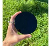 1pc 5-7cm Obsidian polishing mirror black quartz crystal High-end decoration Gemstone Stone