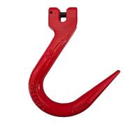 1pc 5000-7000LB, 1.5-3.2T crochet mince grande ouverture barre d'armature bouche pointue crochet en S chape de levage tube en acier nez de tuyau matériel(Blue)