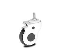1Pc 5Inch Medical Caster Equipment Package Shell Avec Frein Silencieux Universel(Screw)