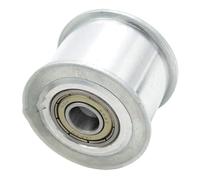 1pc 5M 25T poulie passive avec/sans dents 16mm/21mm/27mm largeur de courroie poulie de renvoi 5/6/7/8/10/12mm alésage poulie de distribution(7mm,Without teeth 21mm)
