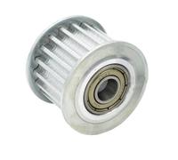 1pc 5M 25T poulie passive avec/sans dents 16mm/21mm/27mm largeur de courroie poulie de renvoi 5/6/7/8/10/12mm alésage poulie de distribution(12mm,With teeth 21mm)