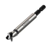 1pc 6-40mm outils de travail du bois scie cloche charnière forets d'alésage 1/4" (6.35mm) tige hexagonale coupeur en acier à haute teneur en carbone(12mm)