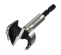 1pc 6-40mm outils de travail du bois scie cloche charnière forets d'alésage 1/4" (6.35mm) tige hexagonale coupeur en acier à haute teneur en carbone(40mm)