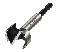 1pc 6-40mm outils de travail du bois scie cloche charnière forets d'alésage 1/4" (6.35mm) tige hexagonale coupeur en acier à haute teneur en carbone(35mm)