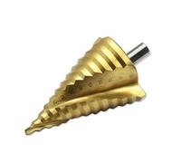 1pc 6-65mm acier haute vitesse avec perceuse étagée revêtue de titane HSS rainure en spirale pagode trou Cutter métal acier foret étagé