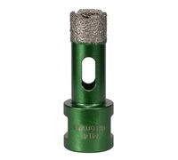 1pc 6-68mm M14 Filetage Sec Brasé Sous Vide Marbre Maçonnerie Scie Cloche Ouvreur Diamant Foret De Carottage for Carrelage En Céramique Granit Marbre(16MM)