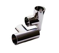 1pc 76mm 3" Pipe OD Butt Welding Tee 3 Way SUS 316L Stainless Steel Fitting Spliter Homebrew Beer Wine YZWRWRMKTB