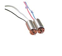 1PC 7mm*16mm 716 Coreless electronic starter 0.8mm Shaft DC 3.7V-4.2V High Speed Engine RUAJOGYNVM(A Blue and Red)