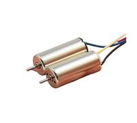 1PC 8.5mm*20mm 8520 CW CCW Coreless electronic starter DC 3V 3.7 V 4.2V High Speed for Aircraft RC Drone Quadcopter Engine ICXLPMC(A Blud Red wires)