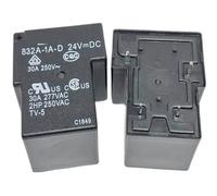 1pc 832A-1A-D 24VDC Relay 4pins