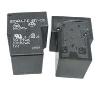 1pc 832A-1A-F-C 48VDC Relay 4pins