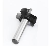 1PC 8mm Shank 3 Teeth T-Slot Router Bit Milling Straight Edge Slotting Milling Cutter Cutting Handle for Wood Woodwork(Black Color)