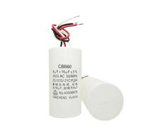 1pc 8UF + 16UF CBB60 condensateur double à trois fils 450V palan électrique pôle de levage moteur grue condensateur de démarrage