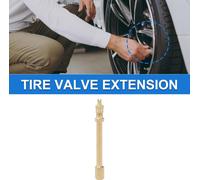 1Pc 90Mm Pneu Valve Rallonge Universel Cuivre 180 Degré Pneu Valve Tige Rallonge Pour Voiture Moto Vr Camion Vélo
