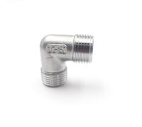 1pc 90RIGHT ANGLE MM 3/4" BSP elbow Butt Adapter 304 Stainless Steel Pipe Fittings Suitable Home Piping PAJPXPCD