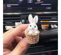 1pc A Oceandésodorisant De Voiture Lapin Mignon,Clip D'aération,Diffuseur De Parfum,Ornement De Parfum,Tablette D'aromathérapie De Voiture,Saveur De Pêche Océanique