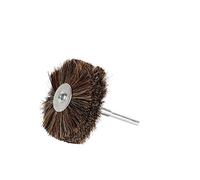 1pc Abrasif Sisal Cheval Brosse À Cheveux Polissage Roue De Polissage Travail Du Bois Nettoyage Brosse À Poils Pour Meubles Outils Rotatifs Perceuse,85x6mm 1 Pièce