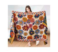 1pc Absorbing Quick Bath Towel for Bathroom Beach, Pure Cotton Yarn Jacquard Bath Towel Soft Large Towel 80x160cm, Various Style Floral Pattern Design