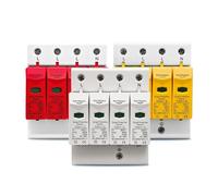 1pc AC SPD 4P AC 420V 30-60kA House Surge Protector Protective Low-voltage Arrester Device CZMDKEXM