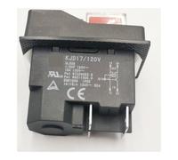 1PC AC120V 16A Electromagnetic Push Button switch 4/5Pin KJD17 IP55 Under-voltage protection Starter Switch NWPNLXEA(4Pins)