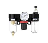 1pc AC2000-02 Régulateur de pression Manomètre Compresseur d'air Filtre Séparateur d'humidité d'huile for Filtres à eau Déshumidification(AC2000)