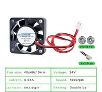 1pc ACP4010 4cm 40mm ventilateur 40x40x10mm DC5V DC12V DC24V 2pin Micro ventilateur de refroidissement for chargeur de surveillance de puissance(24V DOUBLE BALL_NO RGB)