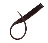 1pc All Long Straight Color Hair Piece Extensions Clip In Highlight Rainbow Streak Pink Synthetic Strands On Clips(22)