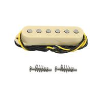 1pc Alnico 5 Pick-up À Bobine Unique Col Camionnette Guitare Électrique/Milieu/Pont 50/50/52 Mm Accessoires Guitare Kits Jaune Jaune