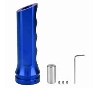1PC Aluminum Alloy Handbrake Lever Cover Universal Car Handbrake Lever Cover Anti slip Hollow Design Suitable for Sedans SUVs and Off road Vehicles Direct Plug in Installation (Bleu)