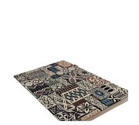 1pc Area Rug with Geometric Pattern in Blue, Brown, and Cream for Bedroom Living Room Playroom(2,50x80cm)