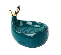 1pc Baleine Boîte à Savon Plateaux de Baignoire for Baignoire Porte-Savon Drain Étagère à Savon Porte-Savon en Céramique Plateau de Toilette Boîtes de Rangement Boîte à Savon en Céramique Décorative S