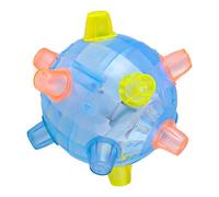 1pc Ball d'activation de saut pour chiens 4,7 x 4,7 pouces Boule de chien Light Up avec de la musique Soft Active Rolling Ball Dog Ball actif pour chiens rebondissant des balles pour les jouets
