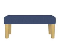 1pc Bleu Banquette charge max : 110 kg - SWEETY Banc Bleu 70x30x30cm Tissu CL54254921910