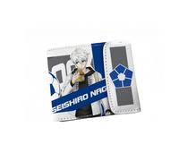 1pc Blue Lock Peripheral Wallet Game Peripheral Wallet Print Leather Wallet Short PU, Style 11, Taille unique, Mignon