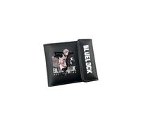 1pc Blue Lock Peripheral Wallet Game Peripheral Wallet Print Leather Wallet Short PU, Style 4, Taille unique, Mignon