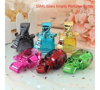 1pc Bouteille Rechargeable Étui De Parfum 15ml Verre Vide Bouteilles De Parfum Vaporisateur Atomiseur Outil De Maquillage 6 Couleurs