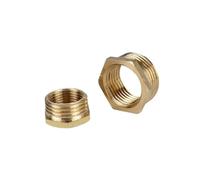 1PC Brass Hex Bushing Reducer Pipe Fitting 1" Female to 1-1/4" Male BSP Threaded Reducing Copper Coupling