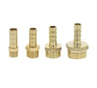 1pc Brass Pipe Fitting 6mm - 25mm 8 10mm Hose Tail 1/8" 1/4" 3/8" 1/2" 3/4" 1" Male Connector Joint Copper Coupler (14mm,3/4'') Plumbing Fittings