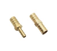 1pc Brass Straight Hose Pipe Fitting Equal 4mm - 25mm Gas Copper Barbed Coupler Connector (12mm-16mm) Plumbing Fittings