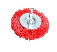 1pc Brosse De Coupe De Nylon 2,5 "/3Inch/4" Roue De Fil Abrasif | For perceuse, outil rotatif, polissage du bois, ébavurage, nettoyage, tige de 1/4"(T-type 75mm,1pc)