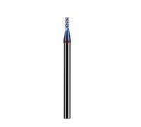 1pc carbure carré fraise en bout ensemble 4 cannelures Titien enduit Cutter tungstène coupe CNC outils for métal(1.5x4Dx50L-4F)